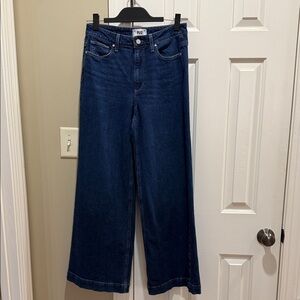 PAIGE Dark Blue Flare Jeans